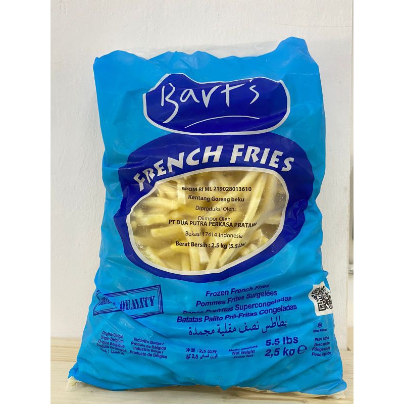 

Barts French Fries 2,5kg