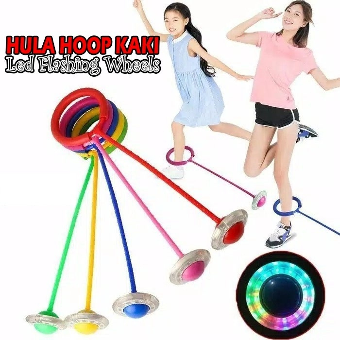 MAINAN HULAHUP KAKI LED MAINAN HULAHUP LAMPU
