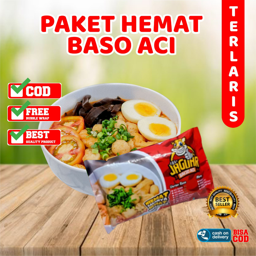 PAKET HEMAT BASO ACI TERLEZAT BASO ACI JAGUAR