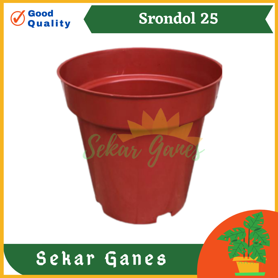 Pot Tinggi Srondol 25 Bata Coklat Terracota - Pot Tinggi Usa Eiffel Effiel 18 20 25 Pot Tinggi 15 18 20 30 35 40 50 Cm pot bunga plastik pot tanaman Pot Bibit Besar Mini Kecil Pot Srondol 15