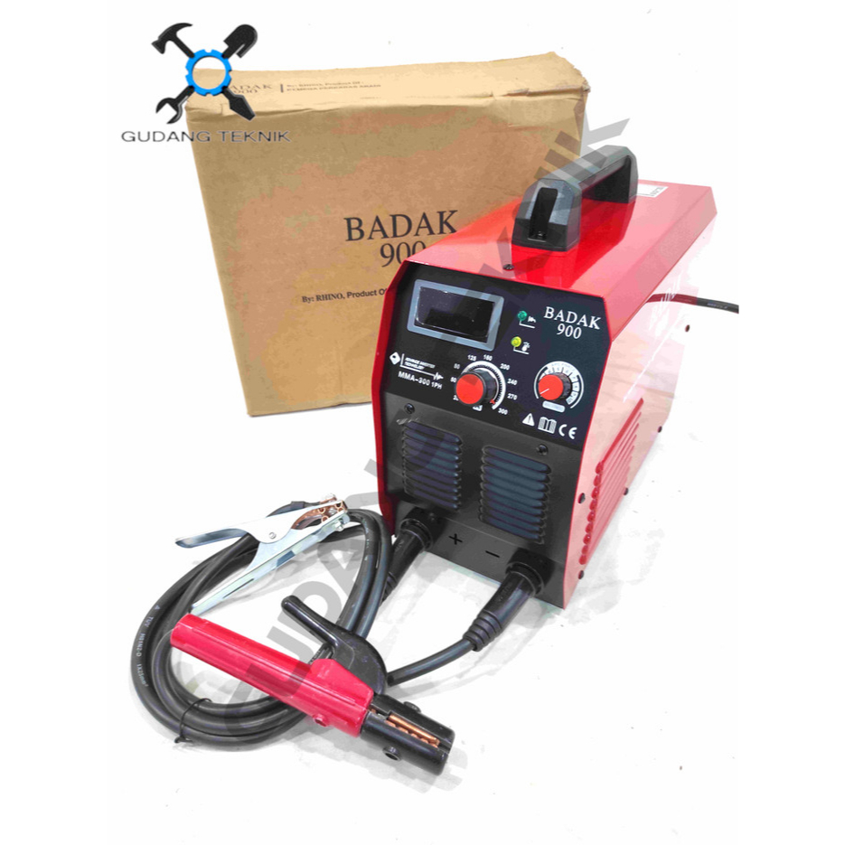 Mesin Las Trafo 1Phase MMA 300 BADAK RHINO / Inverter Welding Mesin Las Listrik Travo MMA300 BADAK RHINO