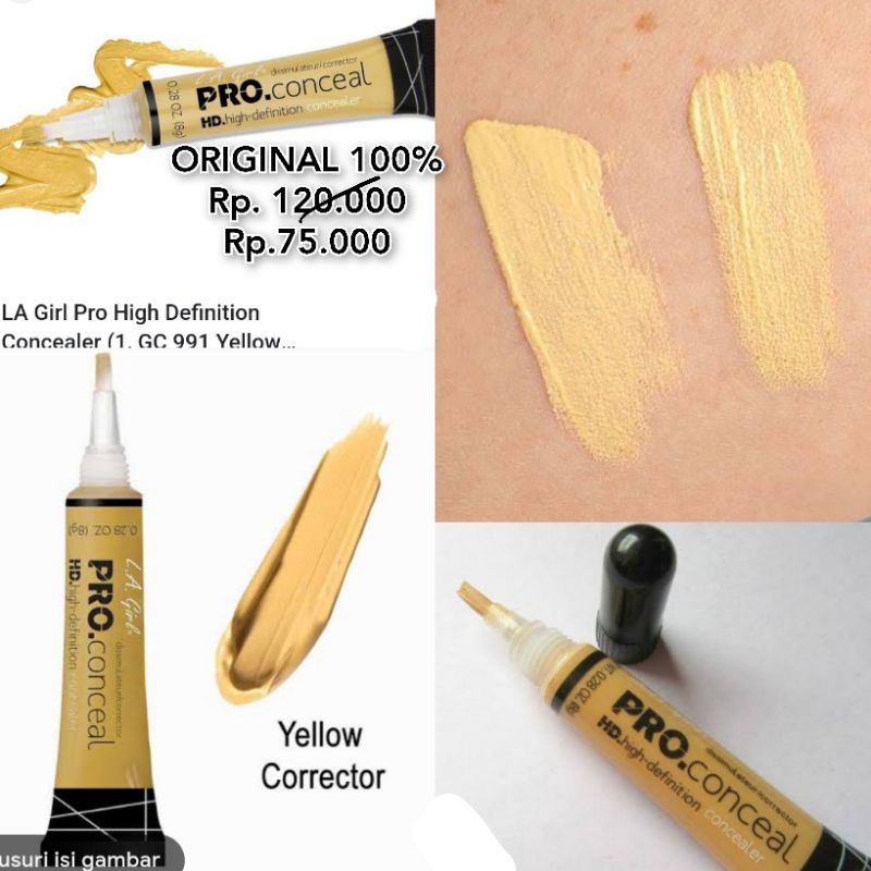La Girl Hd Pro Conceal Yellow Corrector