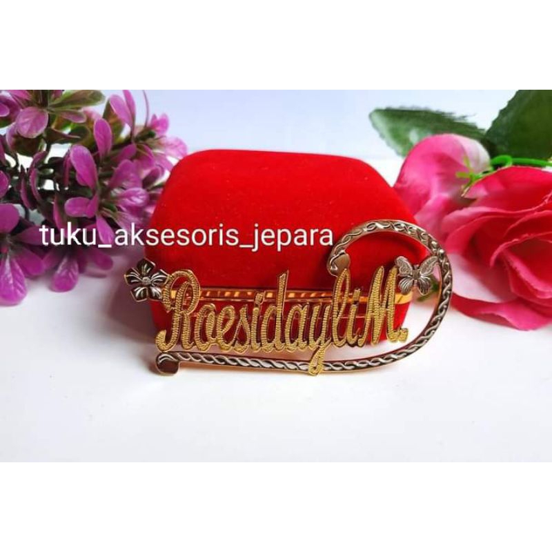 Bros Titanium Nama Custom Bros Titanium Nama Berkualitas Anti Karat