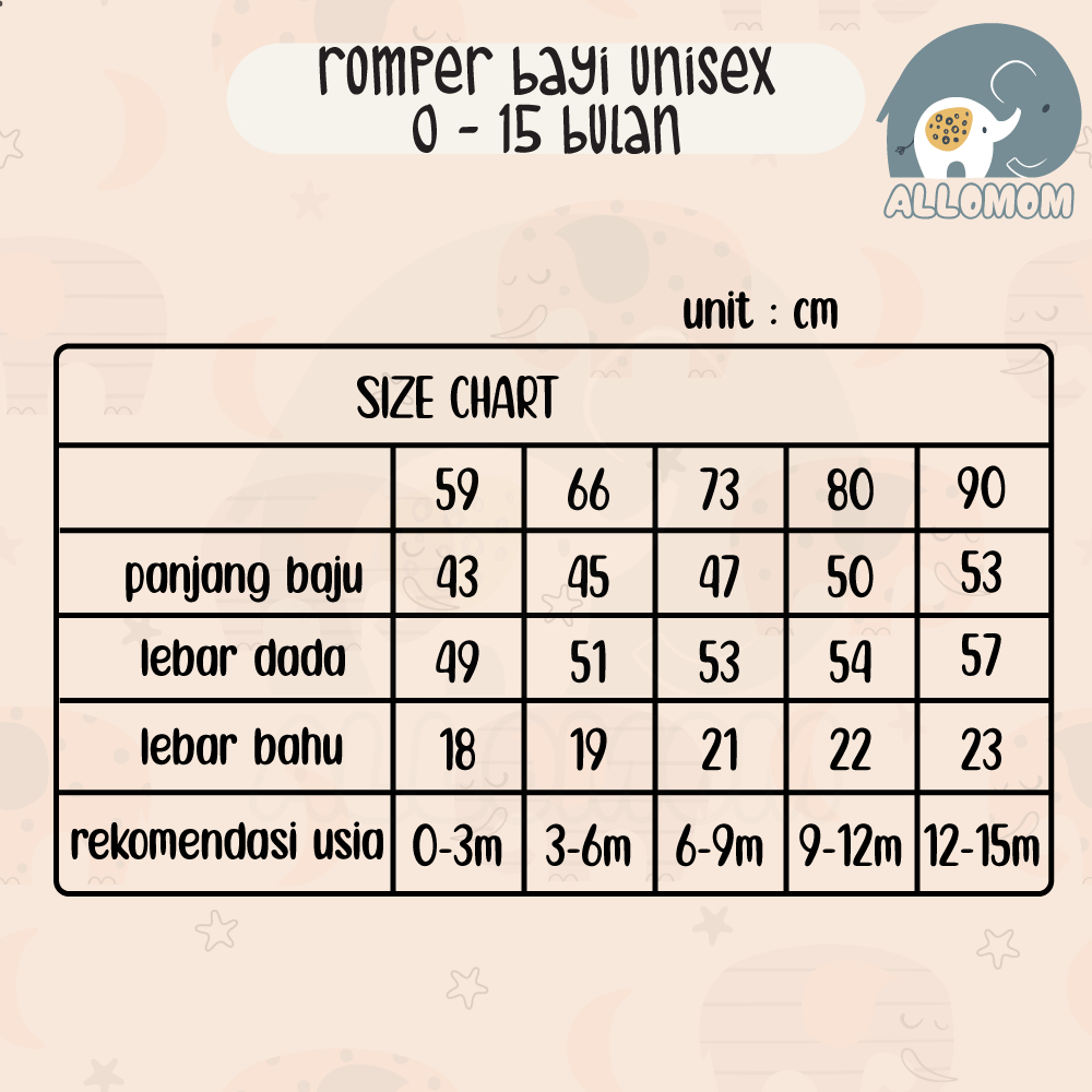 [0 - 15 Bulan] Romper Pendek Baby Boy Girl / Bayi Laki Cowok Cewek Jumper Kotak Material Katun