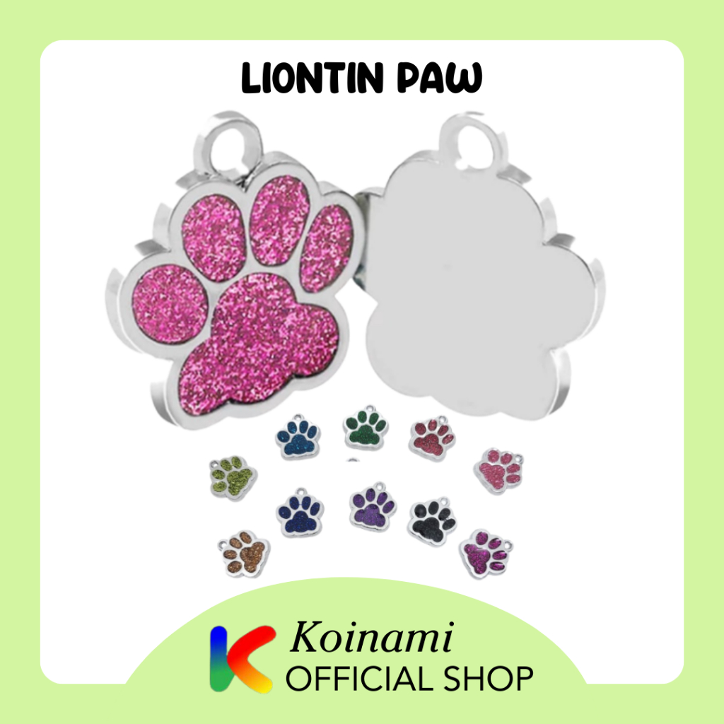 LIONTIN PAW / GANTUNGAN MOTIF PAW / AKSESORIS KALUNG KUCING