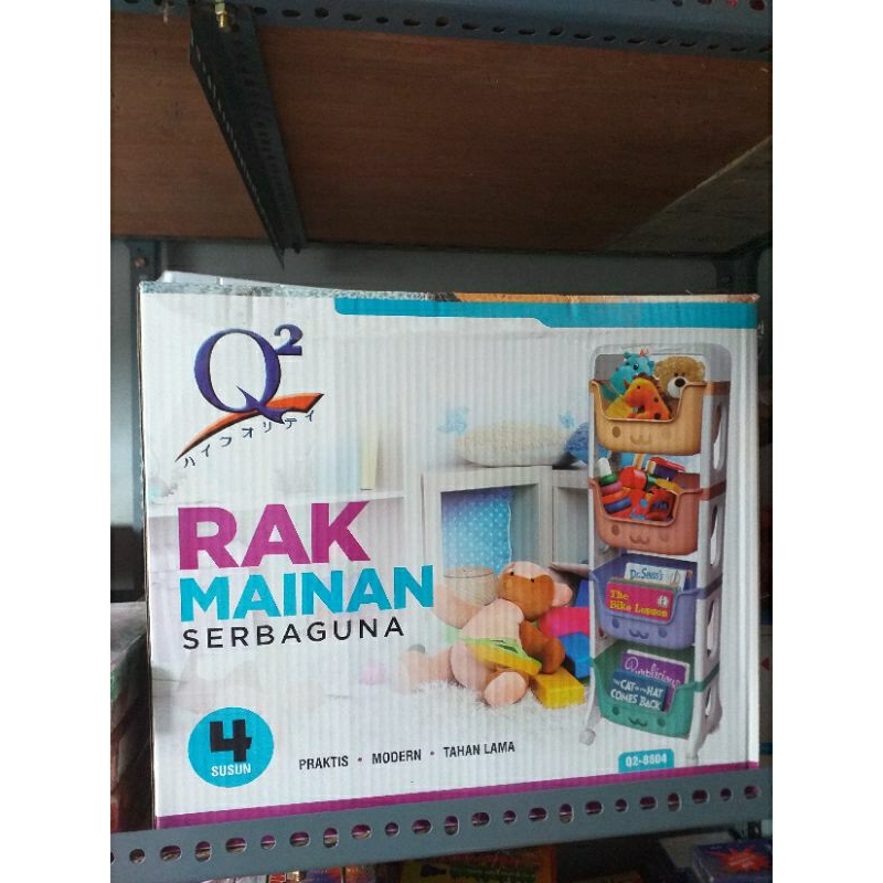 rak mainan anak 4 susun