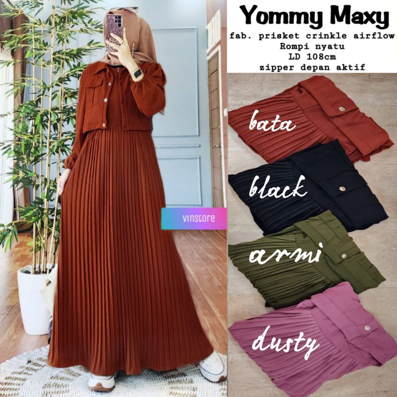 ( RESTOK ) GAMIS BROCADE HOLKA MAXY YOMMY MAXY BUSUI BY VINSTORE