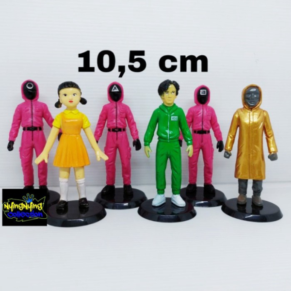 

Unik Mainan Squid Game Action Figure Pajangan Kue Squidgame Termurah Berkualitas