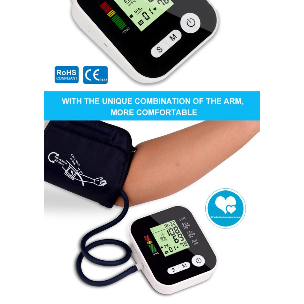 Pengukur Tekanan Darah Tensi Alat Ukur Tekenan Darah Usb Tensi with Voice - RAK-283/Ye660b