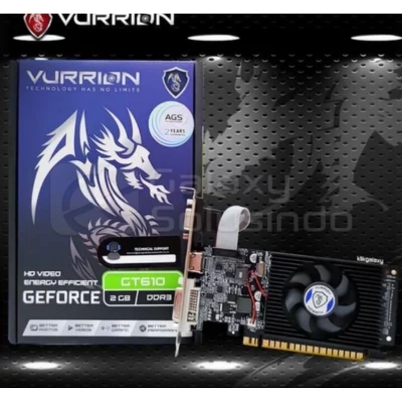 VGA VURRION GT 610 2GB DDR3 64Bit GAMING VGA ORI