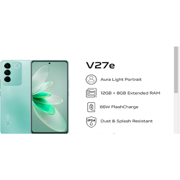 Vivo V27E 8/256 &amp; 12/256 Ram 8GB Rom 256GB Garansi Resmi