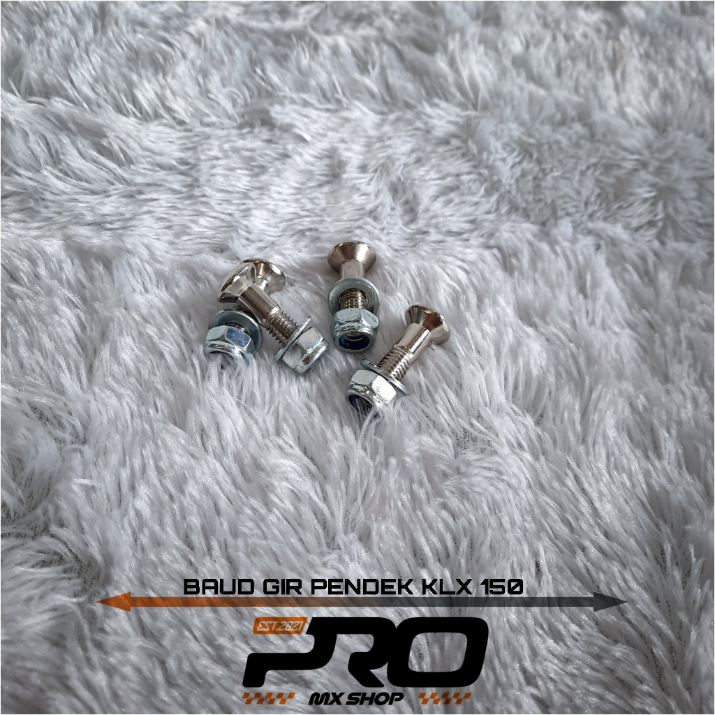 BAUD GIR PENDEK KLX150 BAUT GIR BELAKANG KLX150