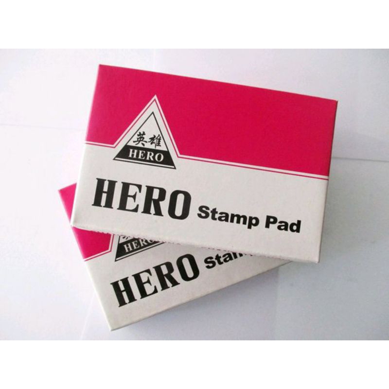 

Bak Stamp Bantalan Cap + Tinta Hero Kecil Stamp Pad ( 10 Cm X 7 Cm)