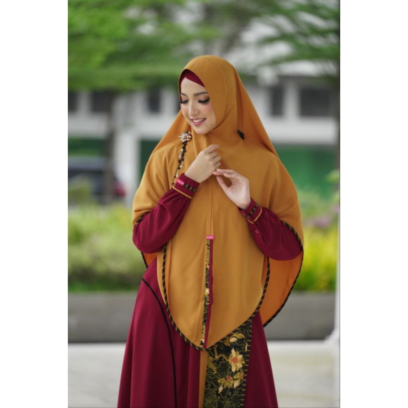 set gamis MAHARANI series ready S, M aulia fashion