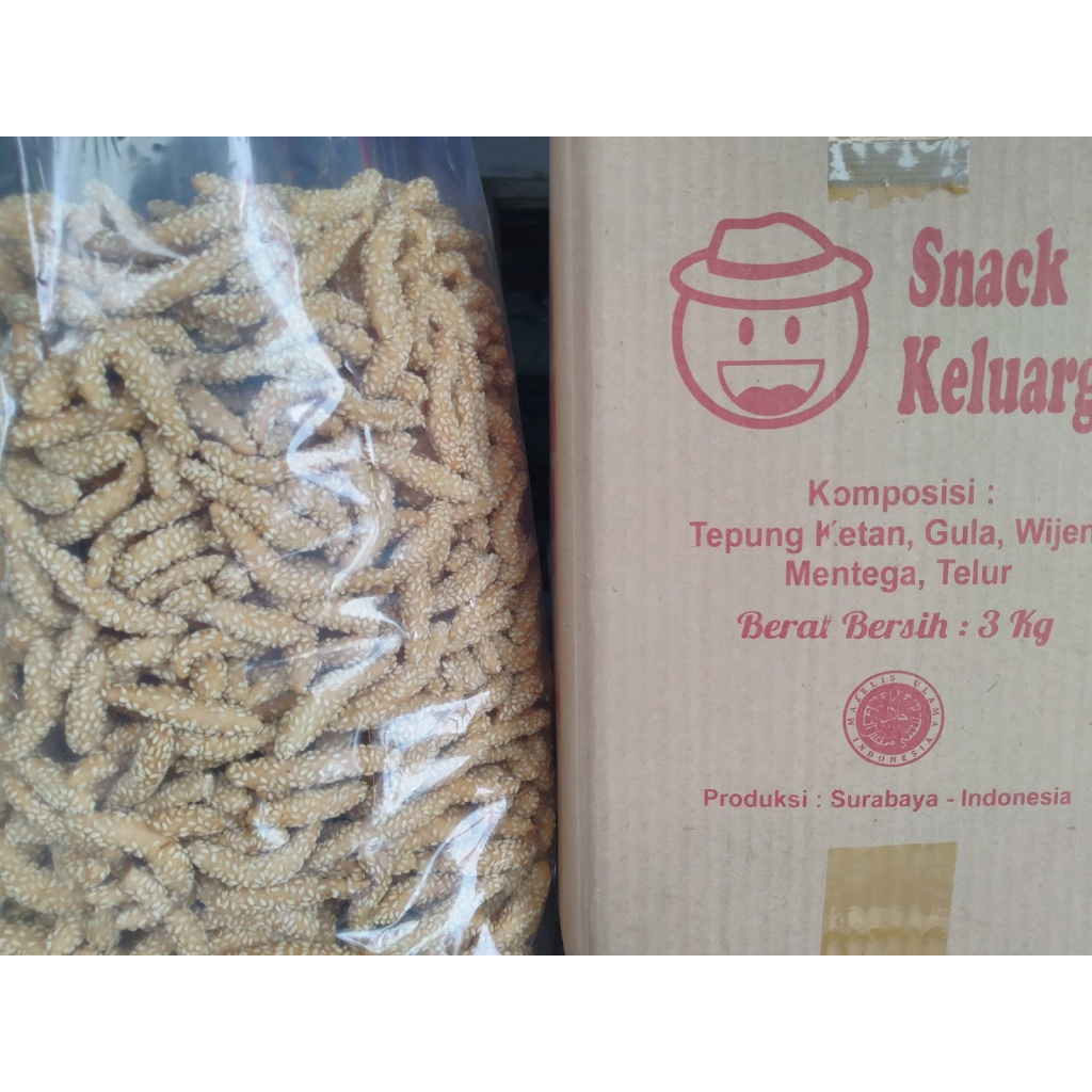 

[READY] Ciput Ketan Full wijen 3kg / kueh keciput ketan wijen / Onde Onde Ceplus Halal