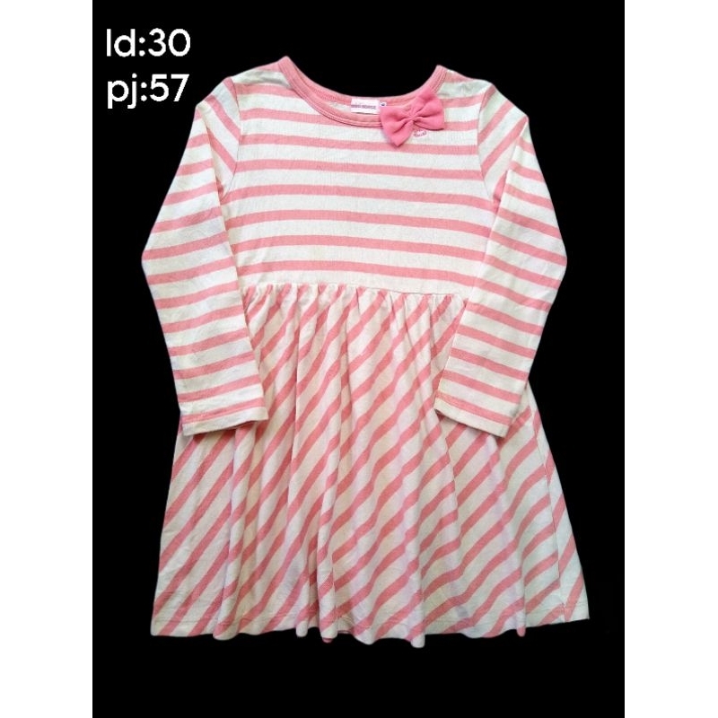 preloved dress anak Miki house likenew 4-5 tahun