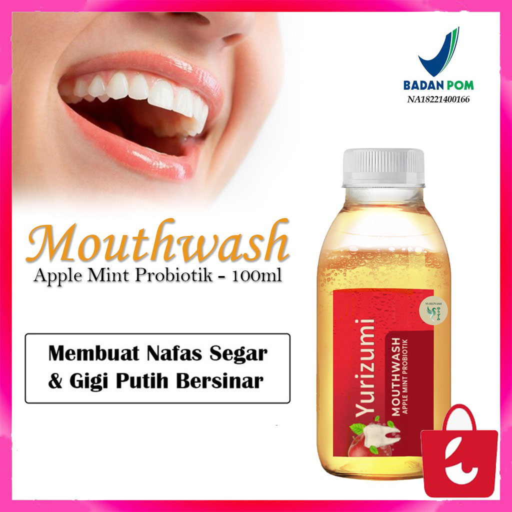 Yurizumi Mouthwash Apple Mint 100ml BPOM / Obat Kumur Probiotik / Nafas segar / Pemutih gigi Belum Ada Penilaian 0 Terjual