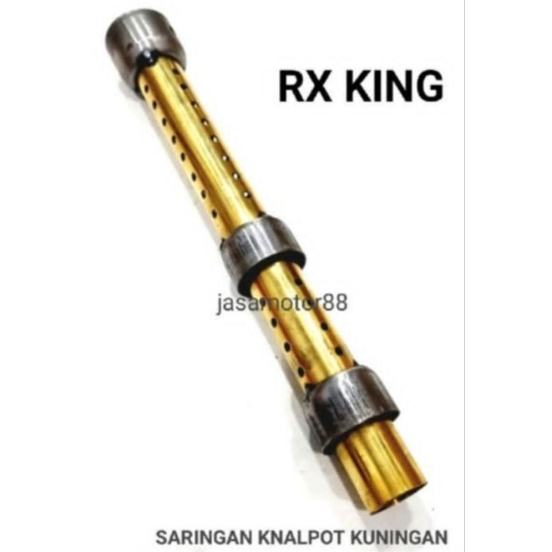 PIPA SARINGAN KNALPOT RX KING KUNINGAN ASLI