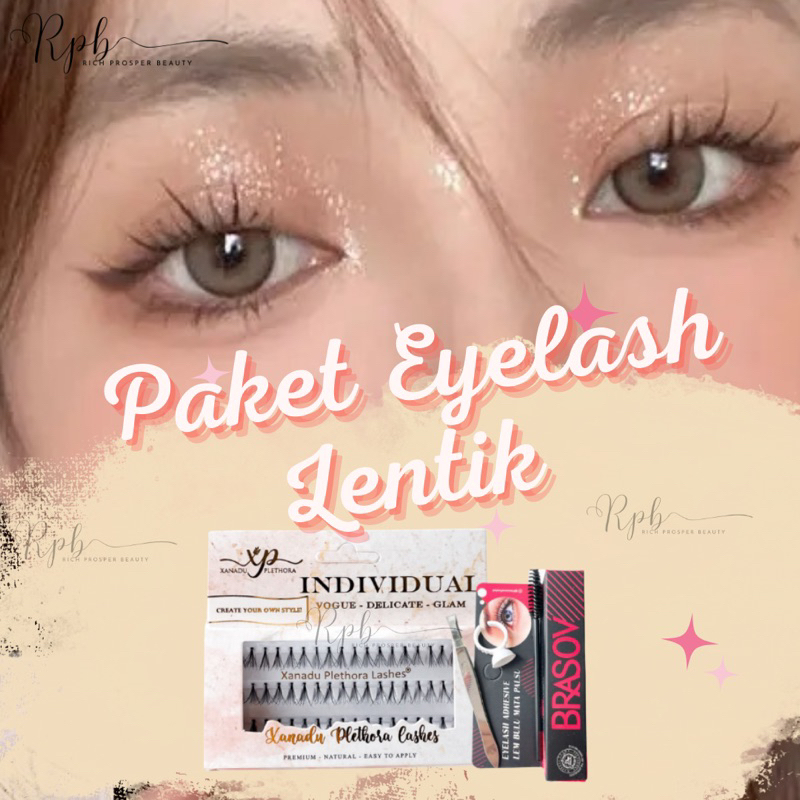 PAKET EYELASH FAIRY EXTRA LENTIK 5in1 - EXTENSION - BULUMATA EXTRA CURLY - LEM BPOM