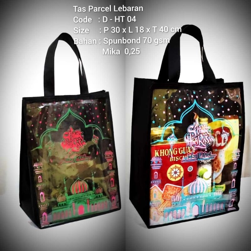 

Tas kain spunbond campur mika lebaran new isi 12 pcs