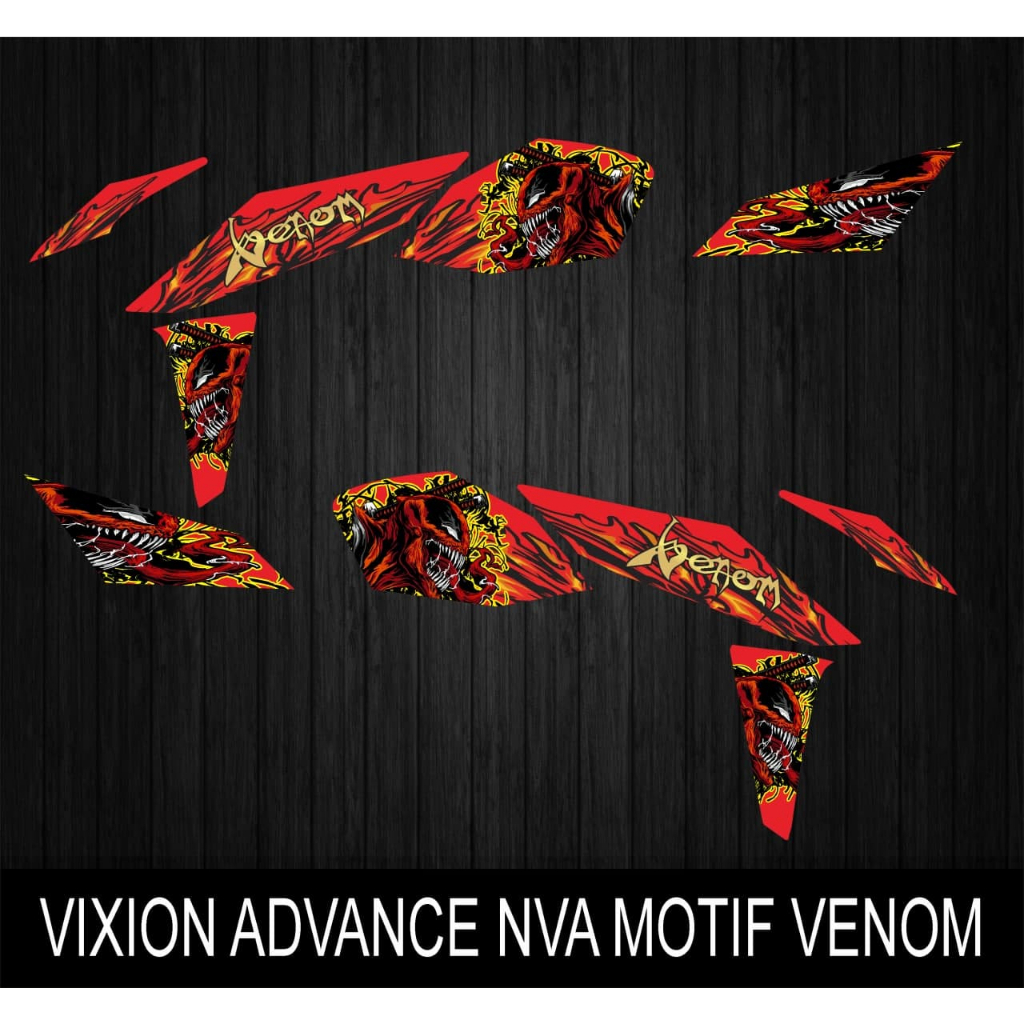 STIKER STRIPING NEW VIXION ADVANCE VENOM