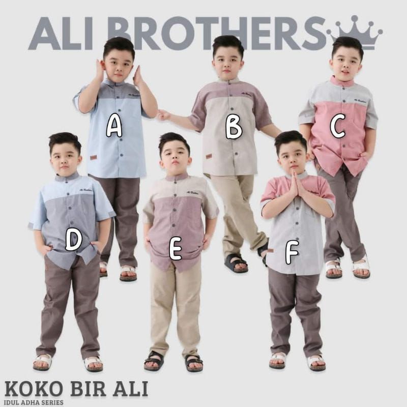Afsheenastore Setelan Koko Anak Laki Laki  By Ali Brother