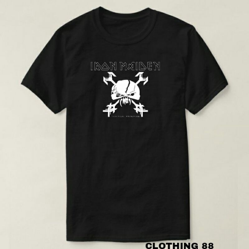 Kaos Iron Maiden - Iron Maiden SKULL - T-shirt Black