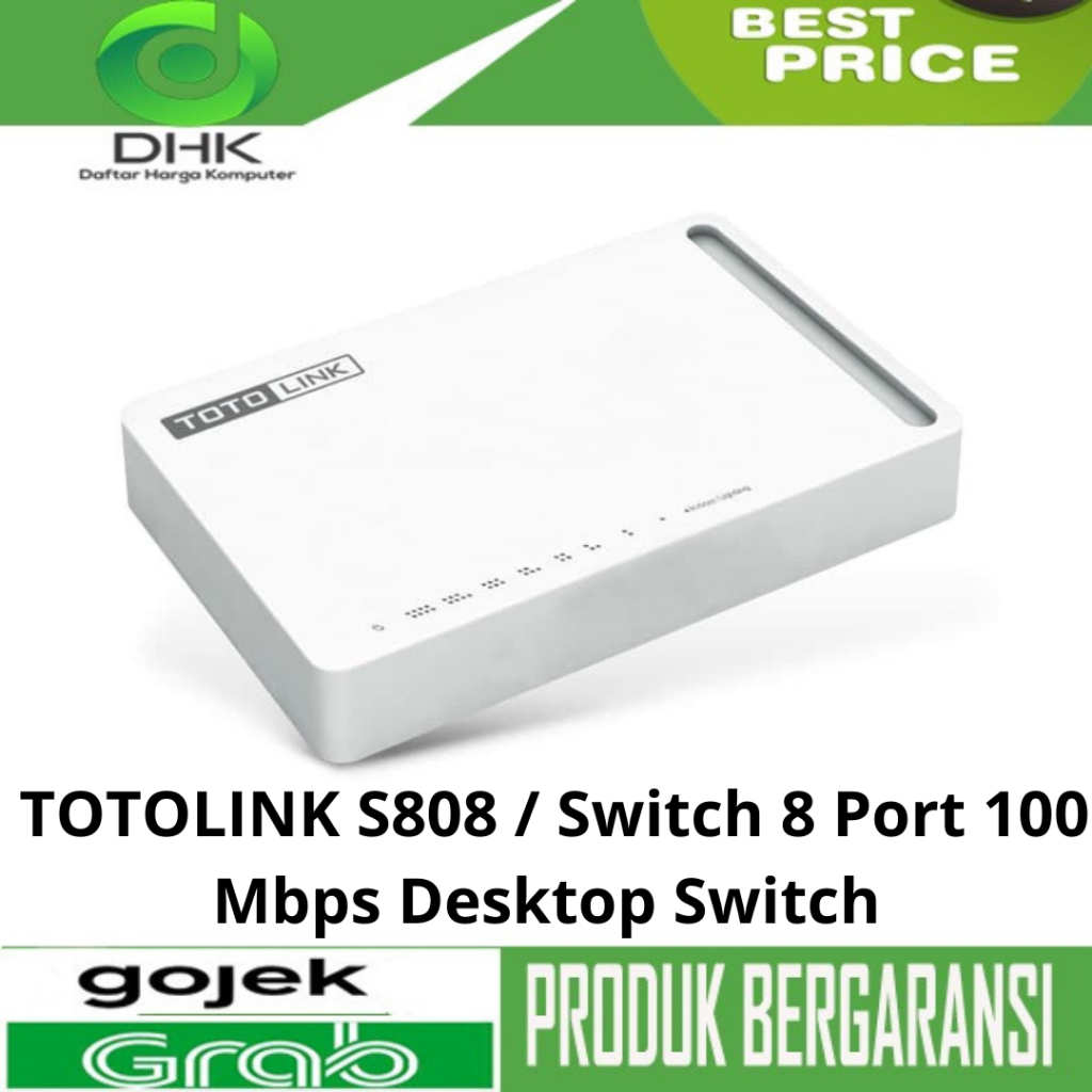 Totolink S808 switch 8port 10/100mbps