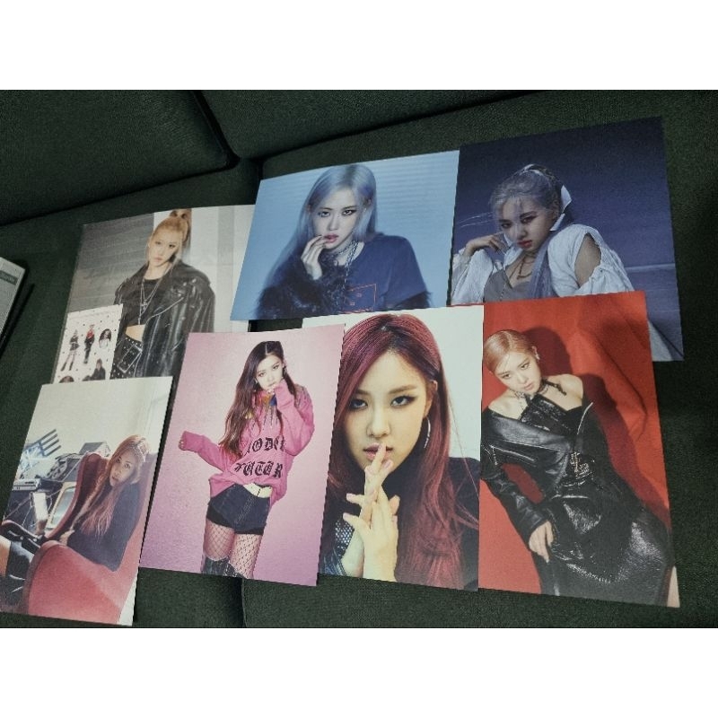 Poster Rosé Blackpink set Born Pink Vinyl History poster 4+1 The album