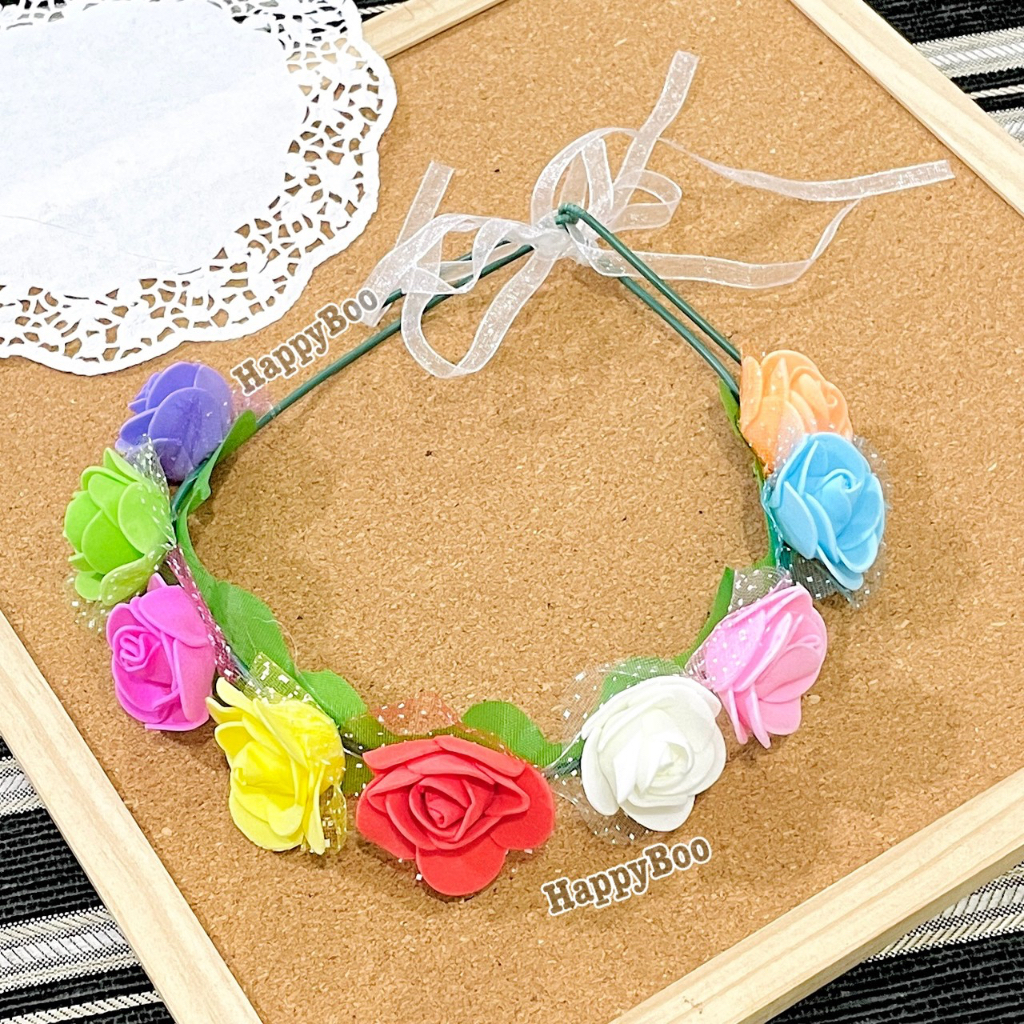 bando bunga bridesmaid bando bunga spon aksesoris eve mawar bema