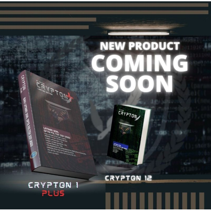 CRYPTON BUKU LATIHAN SOAL SPTB POLTEKSSN [Edisi 1+, 12, 11, dan 10]
