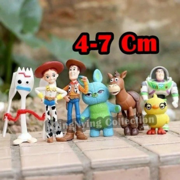

Unik ACTION FIGURE TOY STORY 4 SET 7 PCS TOPPER CAKE MAINAN - isi 7 Murah