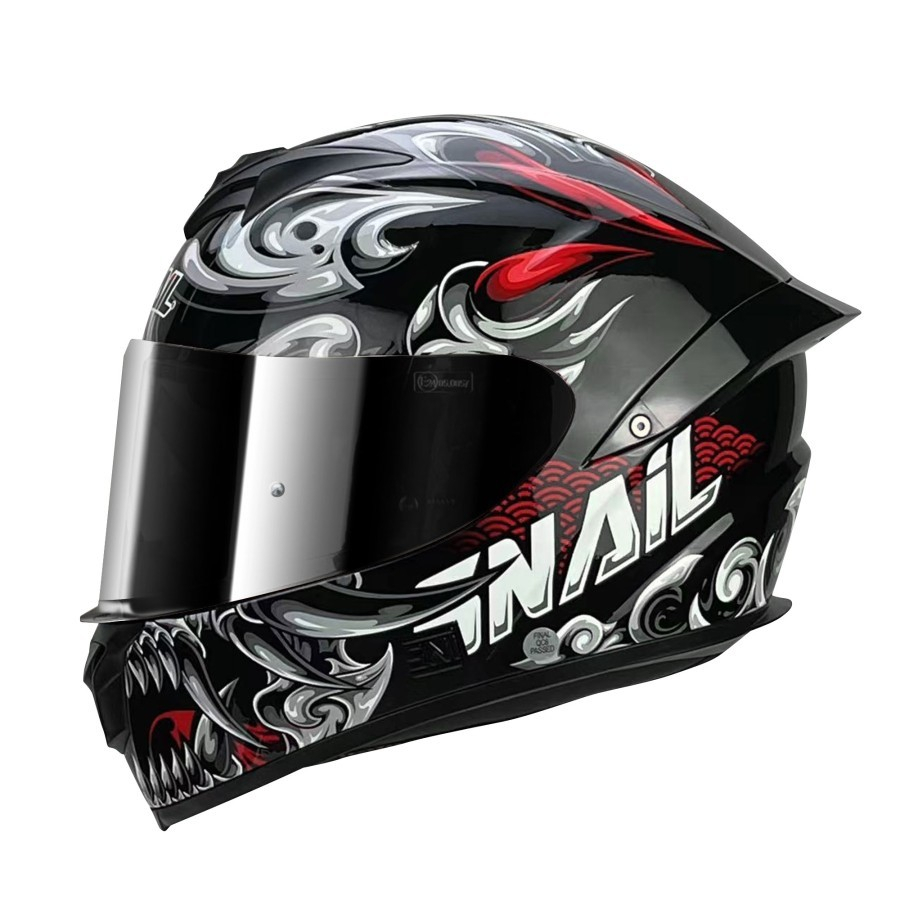 Helm Fullface Snail FFS2 Devil Grey