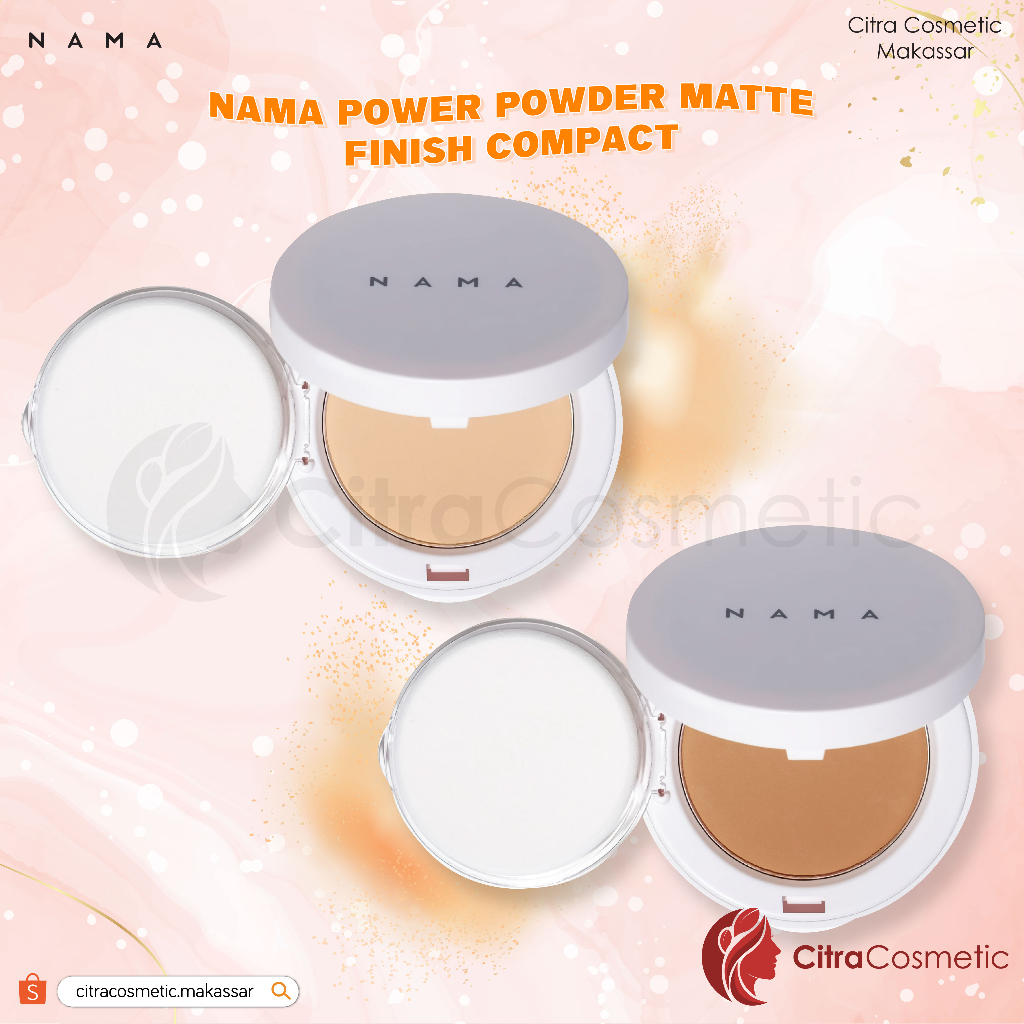 NAMA Power Powder Matte Finish Compact Series | Moon Light | Summer Tan