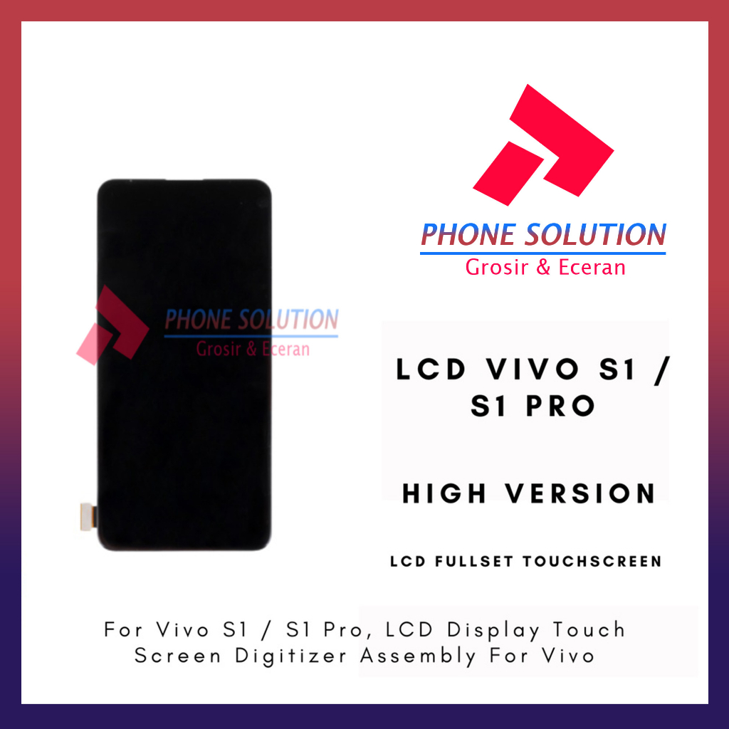 LCD Vivo S1 Pro / S1 ORIGINAL 100% Fullset Touchscreen // Supplier LCD Vivo - Garansi 1 Bulan