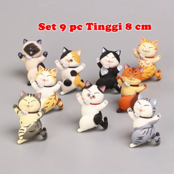

Dijual figure kucing blind bell set isi 9 pcs termurah Murah