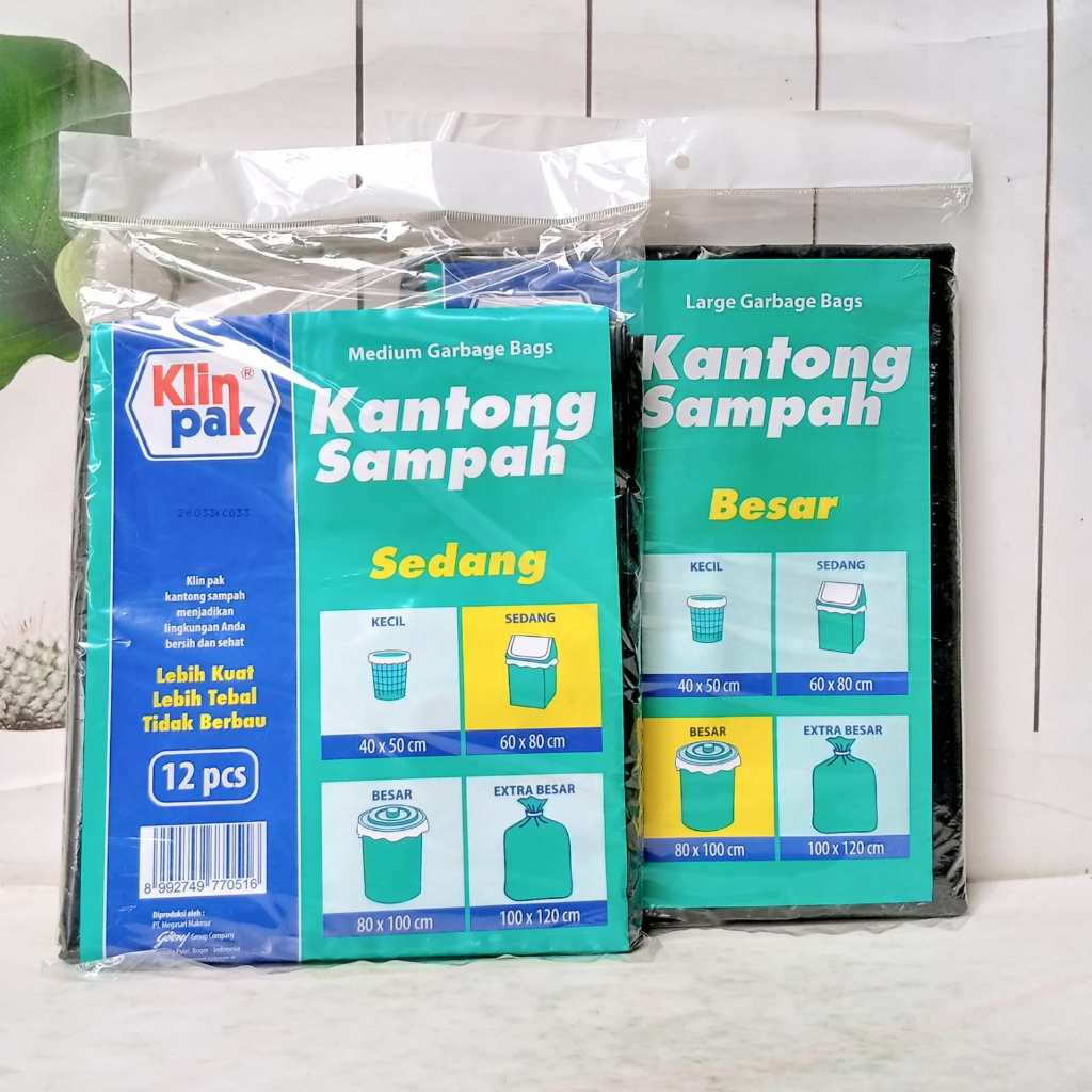Klin Pak Kantong Sampah Sedang/Besar
