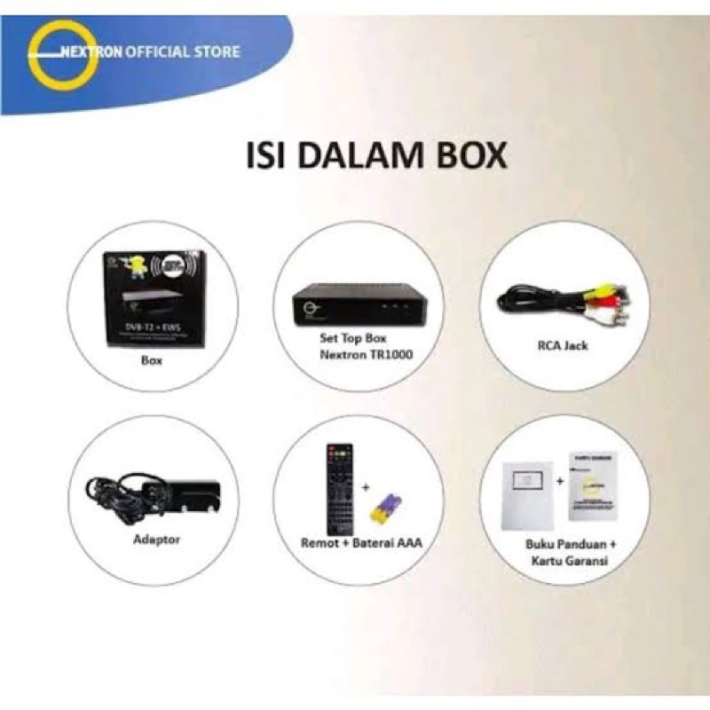 Set Top Box Tv Digital DVB T2 STB Nextron TR1000SE