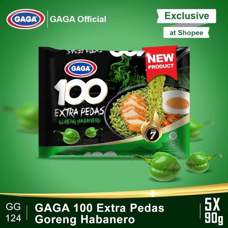 Mie Instan Gaga 100 extra pedas