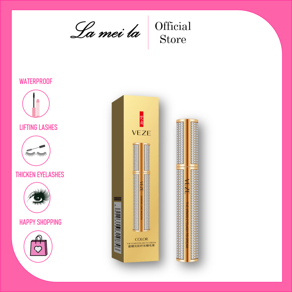 Veze Diamond Silk Fiber Voluminous Mascara Curly Long Eyelash Mascara