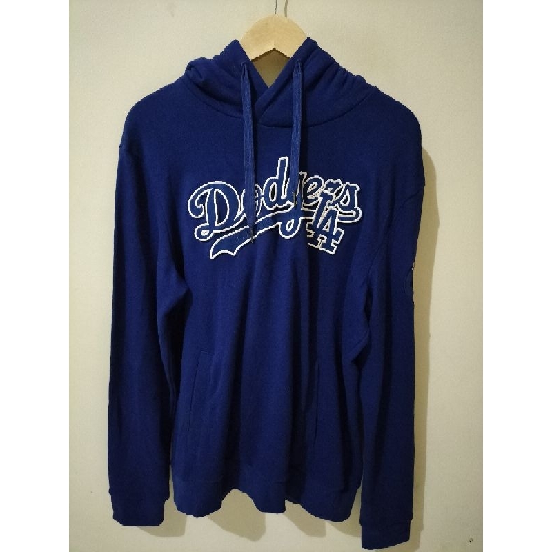Hoodie Sweater Pria Major League Baseball MLB LA Dodgers Item Koleksi No Minus