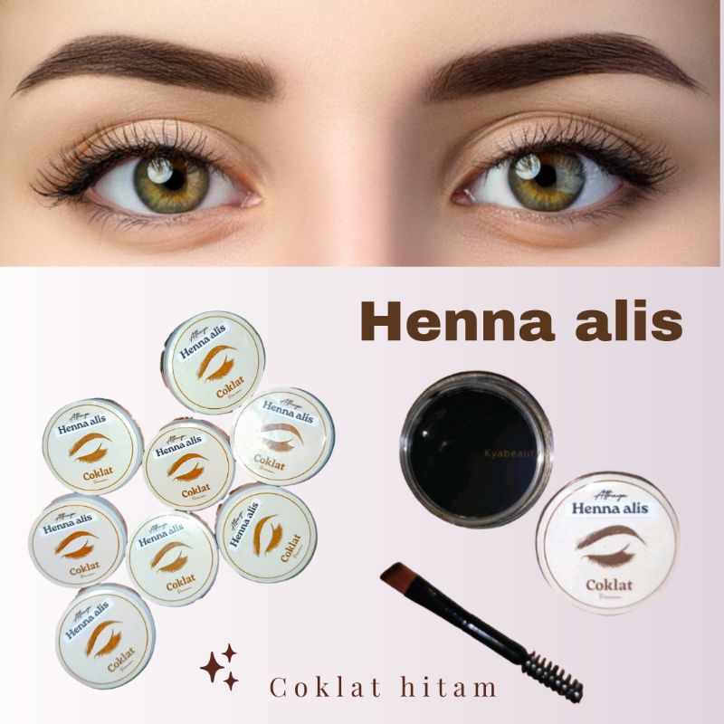 HENNA ALIS PREMIUM / PAKET HENNA ALIS / TATTO ALIS HALAL