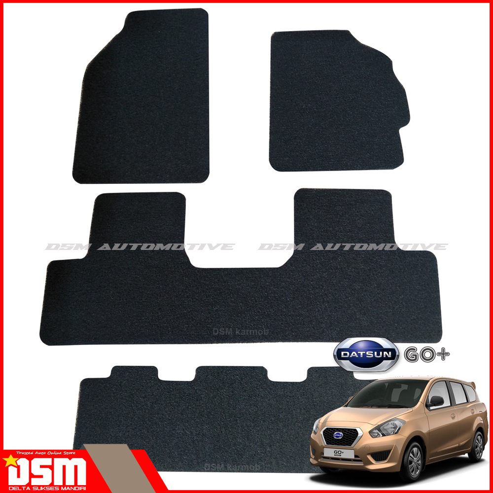 Karpet Mobil Datsun Go Plus 3 Baris Tebal dan Empuk