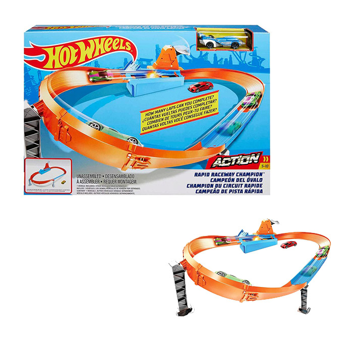 Hot Wheels Rapid Raceway Champion Action Championship Track
