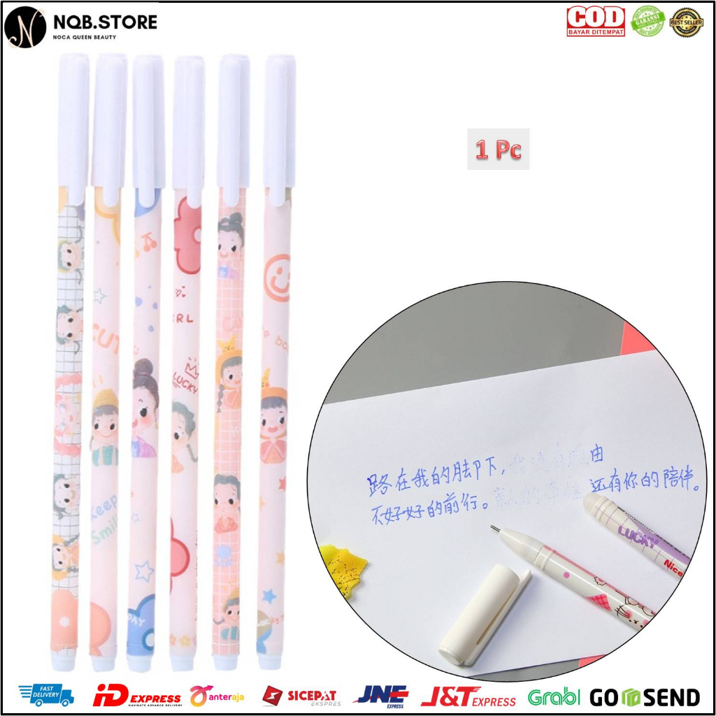 

NQB - Pena Bisa Di Hapus - Pulpen Karakter ALAT TULIS AJAIB Dihapus