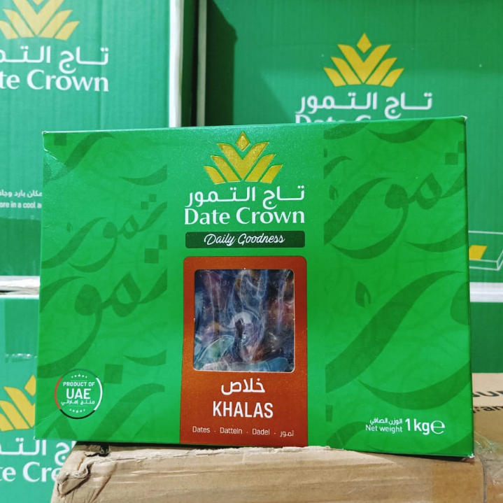 

Kurma date crown Khalas-Kholas isi 1kg / HERBAL MURAH