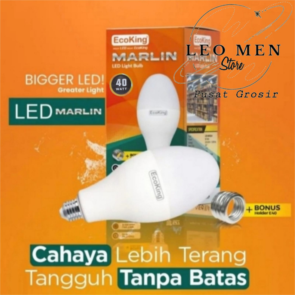 LAMPU LED~LAMPU LED ECOKING~ECOKING MARLIN~40 Watt