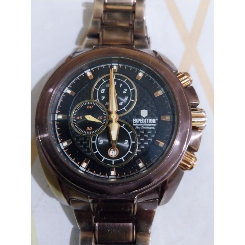 EXPEDITION E 6307 M Jam Tangan Pria chrono second 651