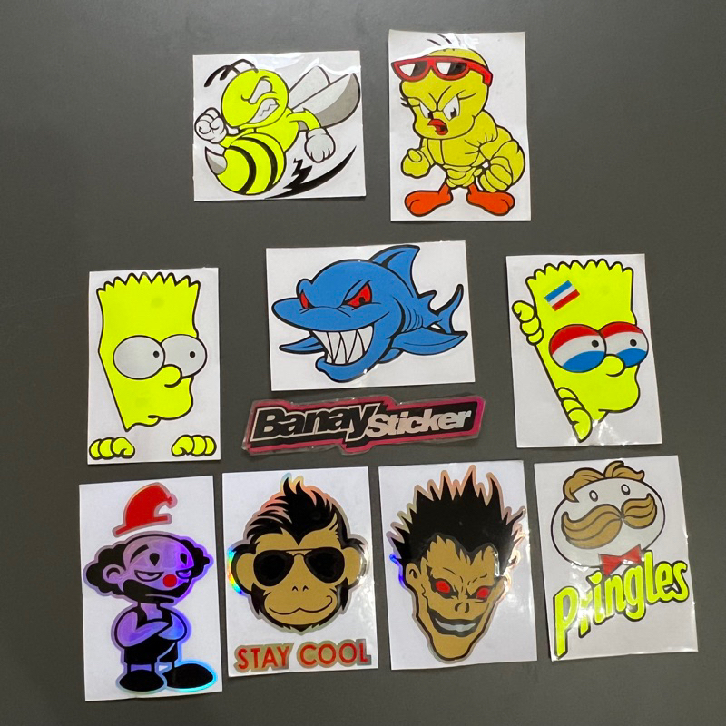 Sticker Stiker TWEETY LEBAH JOKER SIMPSON BADUT Cutting