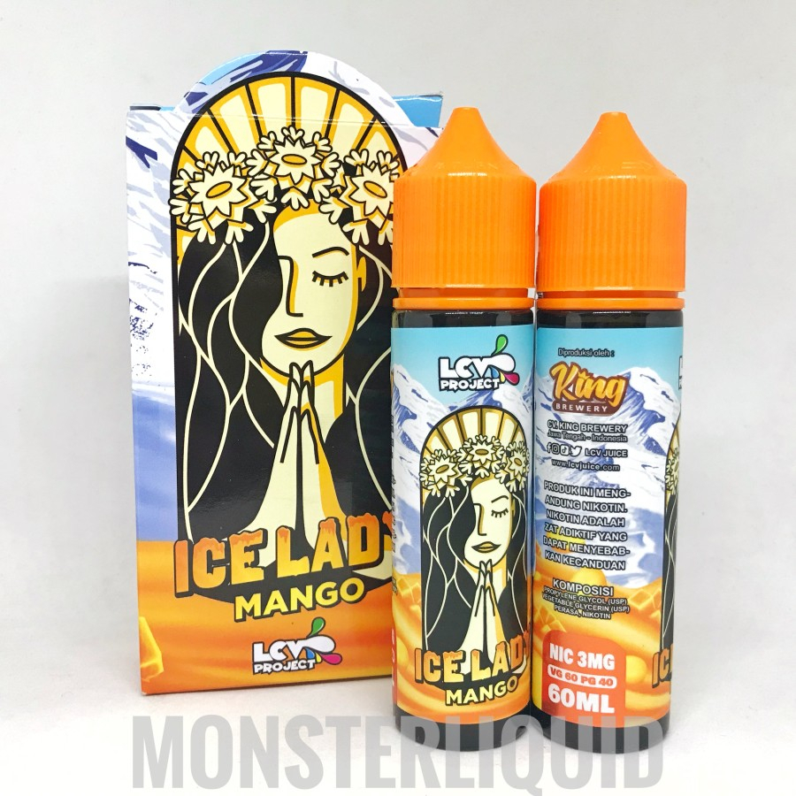 ICE LADY MANGO BY LCV PROJECT 3MG 60ML LIQUID SATUAN